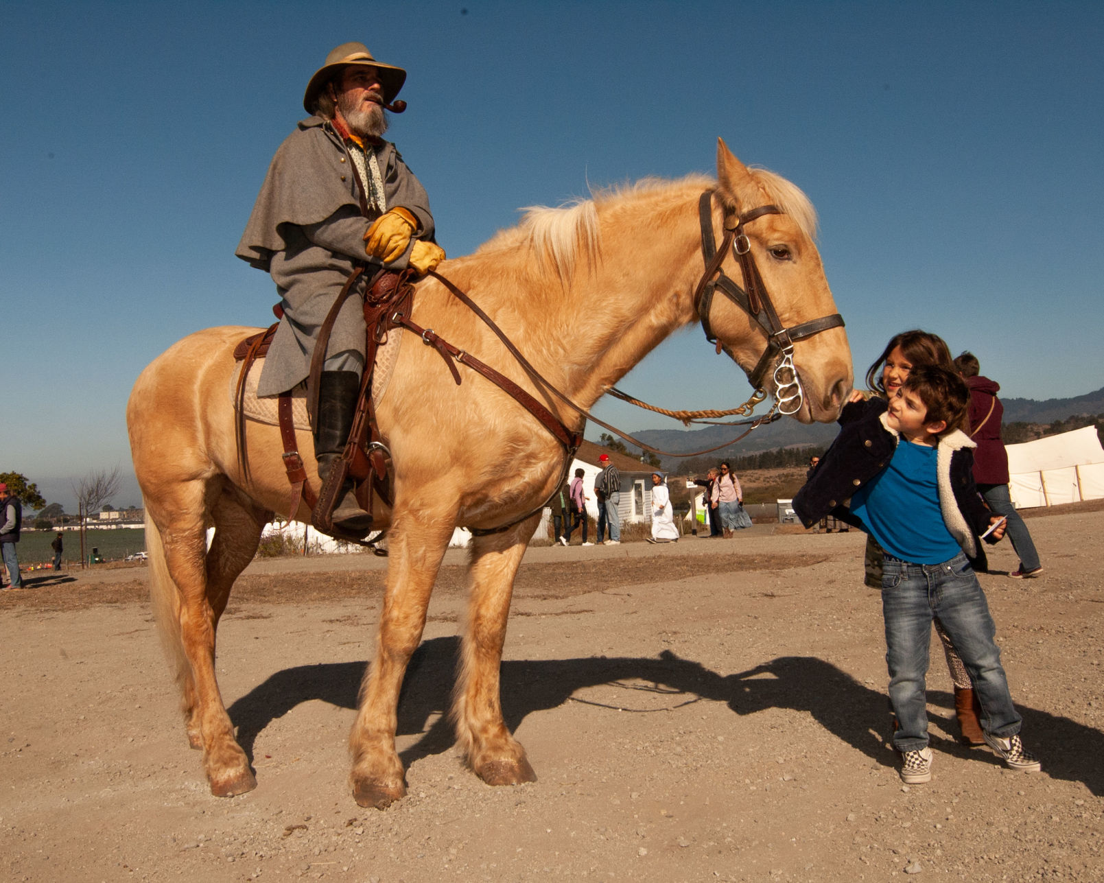 Civil War re-enactment in Half Moon Bay